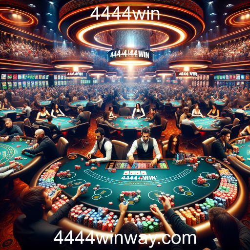 Explorando as Mesas de Jogos no 4444win